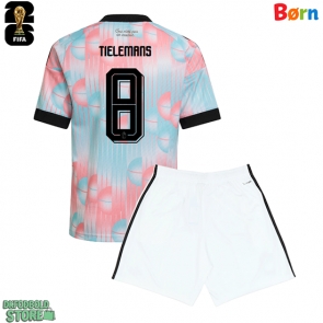 Belgien Youri Tielemans #8 Replika Babytøj Udebanesæt Børn VM 2026 Kortærmet (+ Korte bukser)